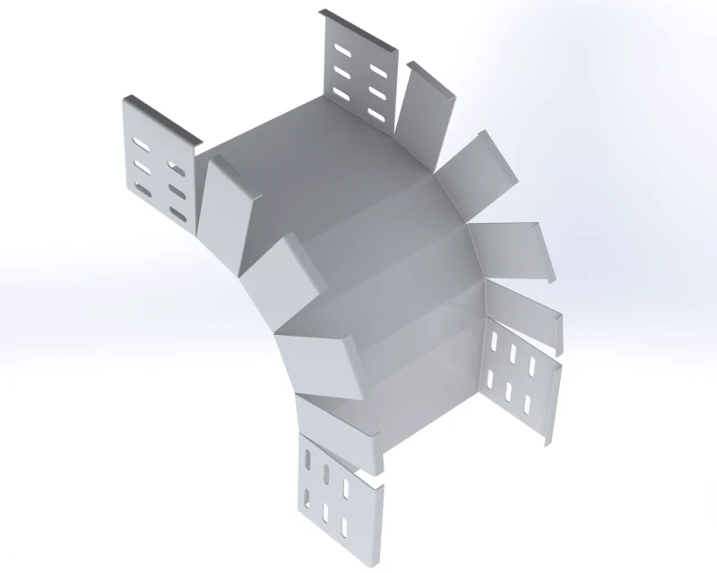 Fitting Cable Trunk - Flexible Vertical Adjustment Concave
